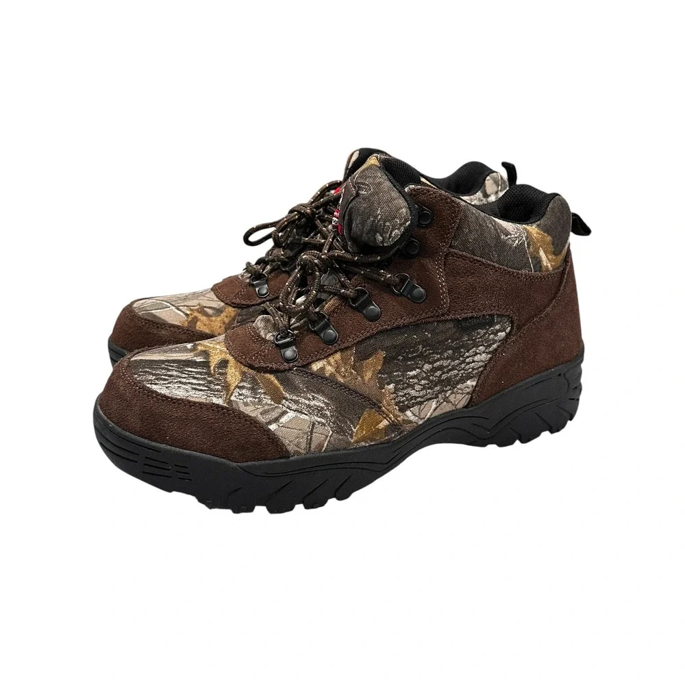 Brahma Trophy Mens Camo Waterproof Hunting Hiking Boots Brown Size 13 XW 1136129